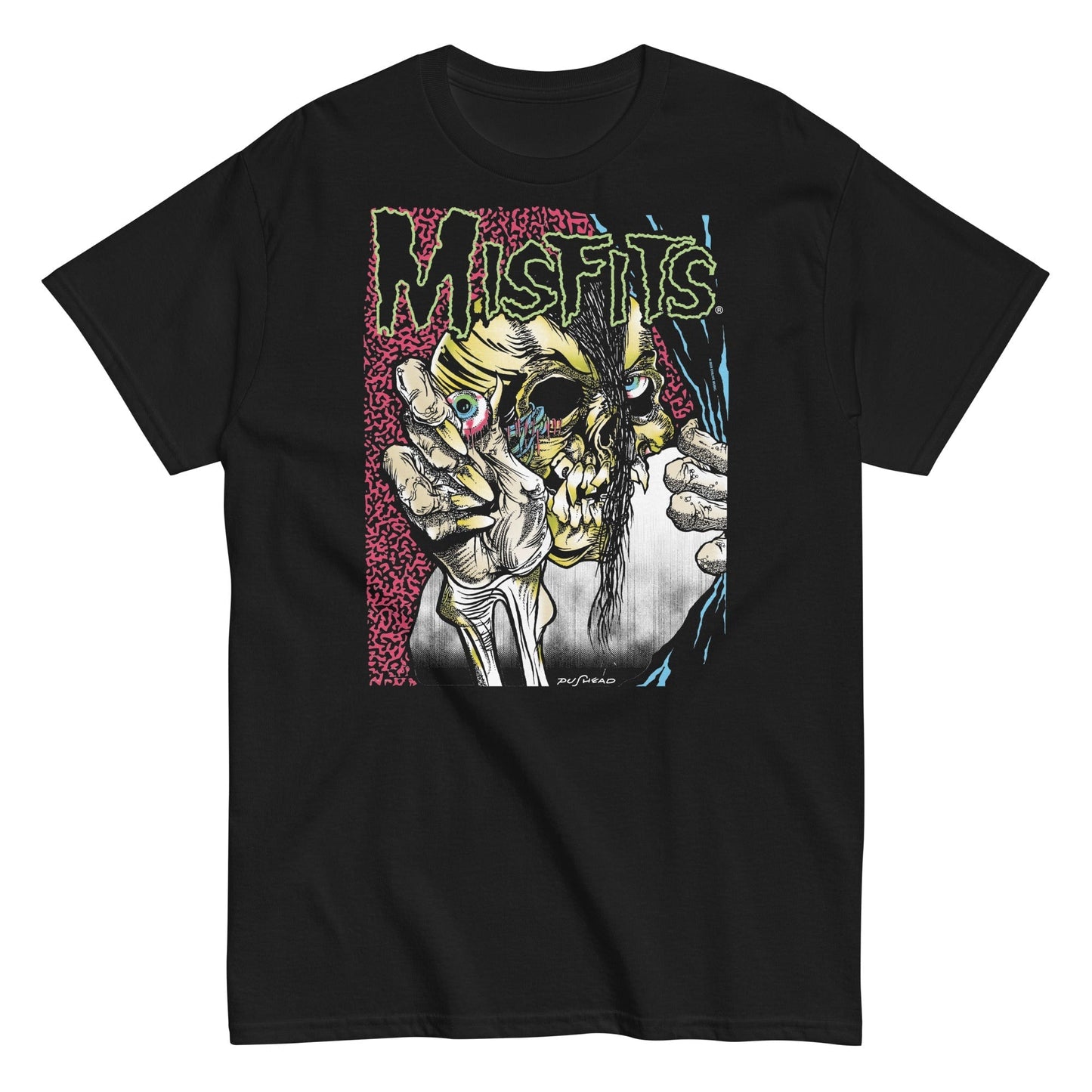 MerchMoment Misfits - Open Skull T-Shirt [Apparel] Black