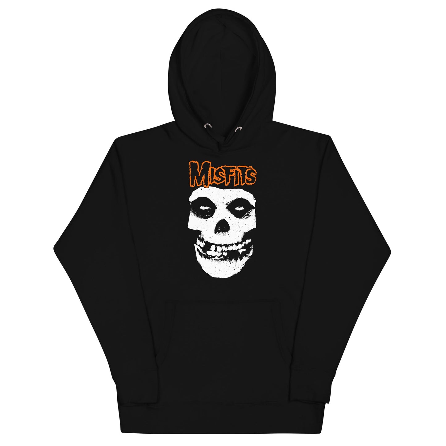 MerchMoment Misfits - Orange Skull Hoodie [Apparel] Black