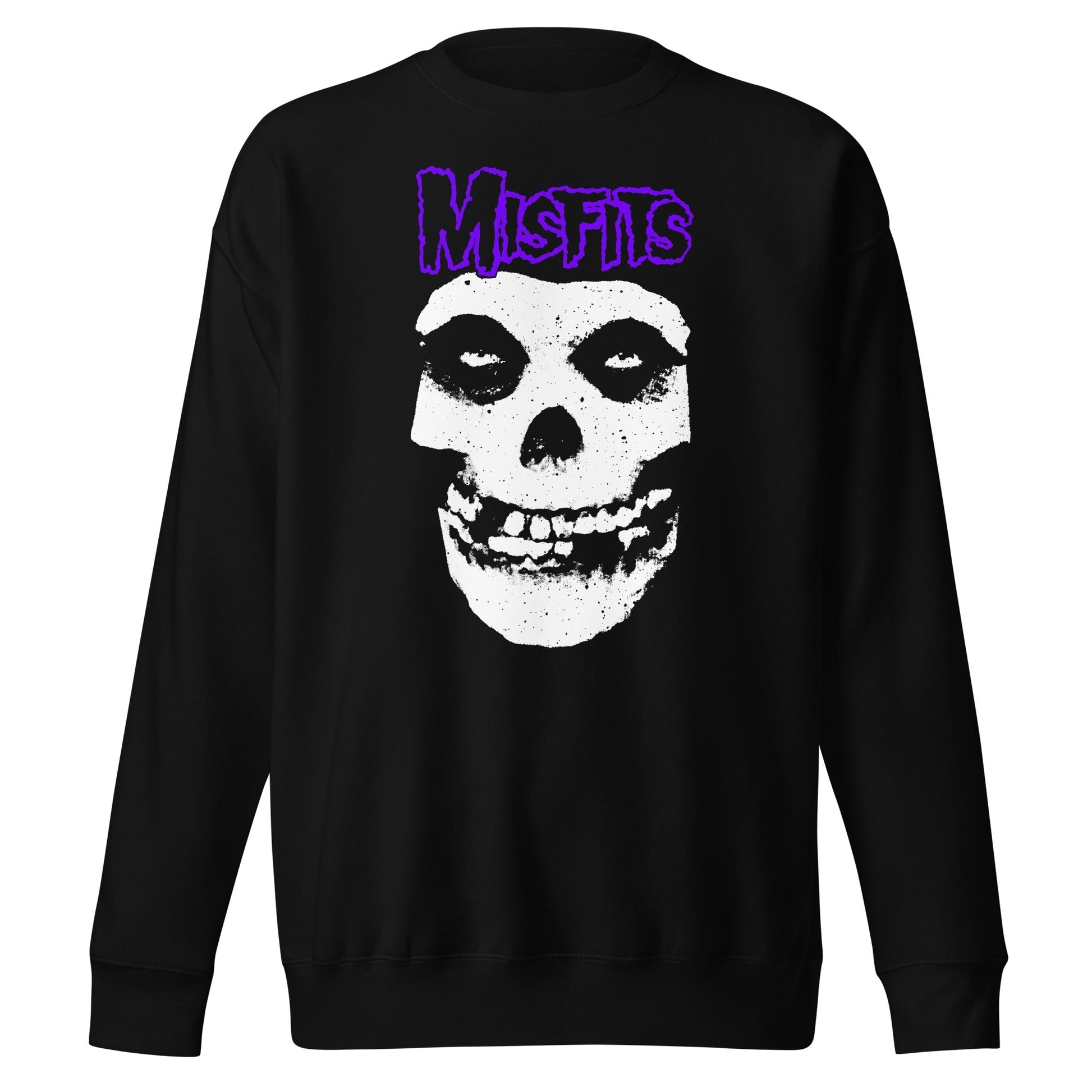 MERCHMOMENT Misfits - Purple Skull Sweatshirt [Apparel] - Rock Band Apparel