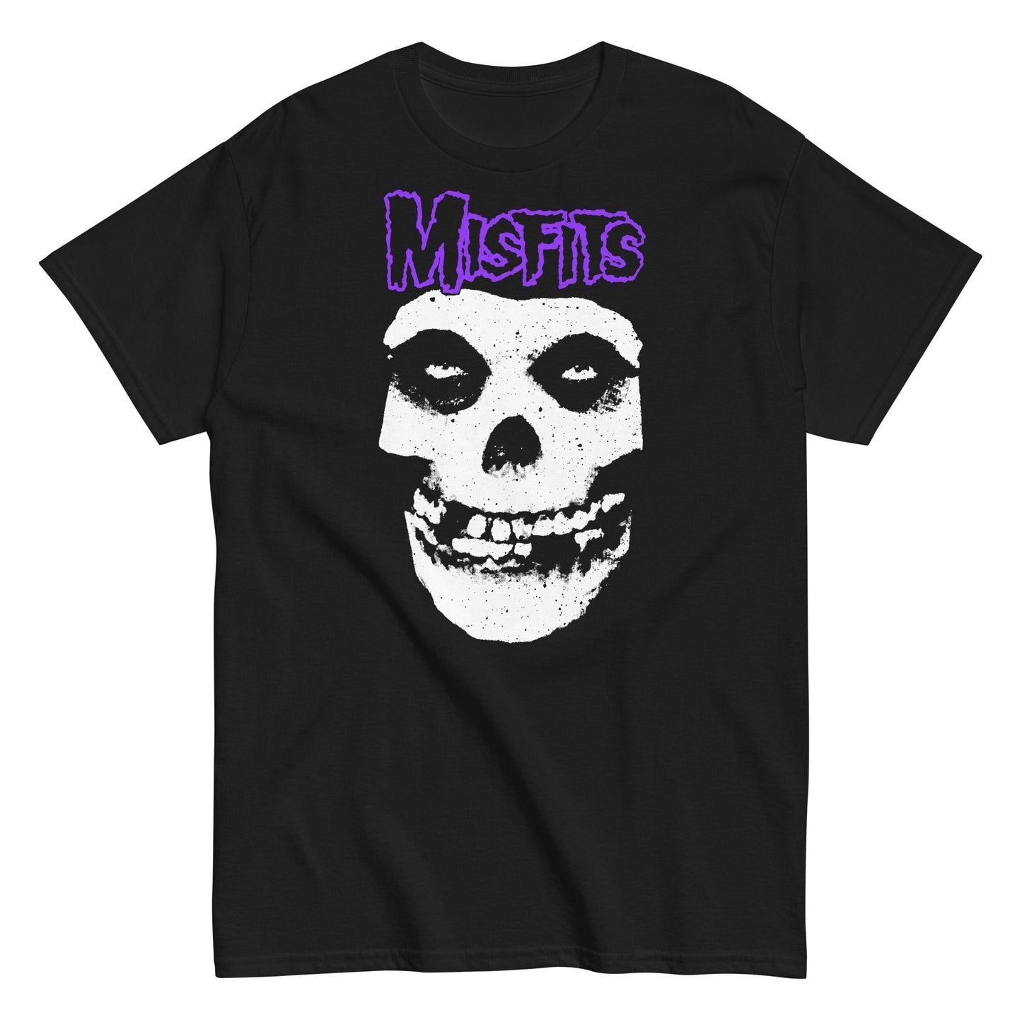 MERCHMOMENT Misfits - Purple Skull T-Shirt [Apparel] - Rock Band Apparel