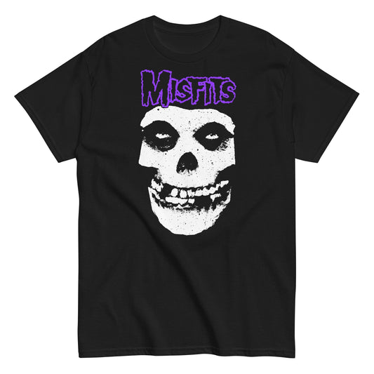 MERCHMOMENT Misfits - Purple Skull T-Shirt [Apparel] - Rock Band Apparel