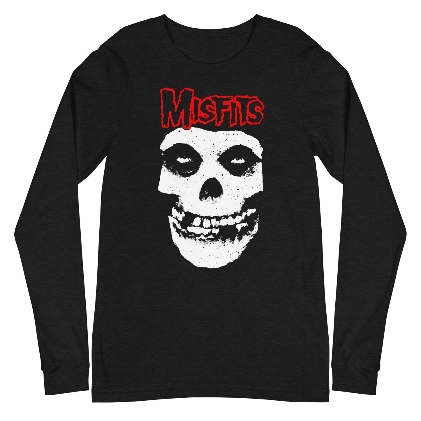 MERCHMOMENT Misfits - Red Skull Long Sleeve T-Shirt [Apparel] - Rock Band Apparel