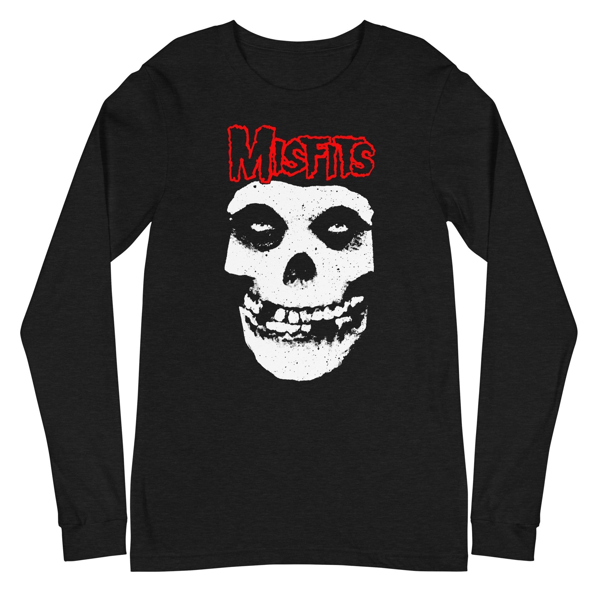MERCHMOMENT Misfits - Red Skull Long Sleeve T-Shirt [Apparel] - Rock Band Apparel