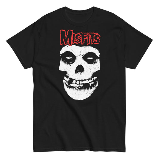 MerchMoment Misfits - Red Skull T-Shirt [Apparel] Black