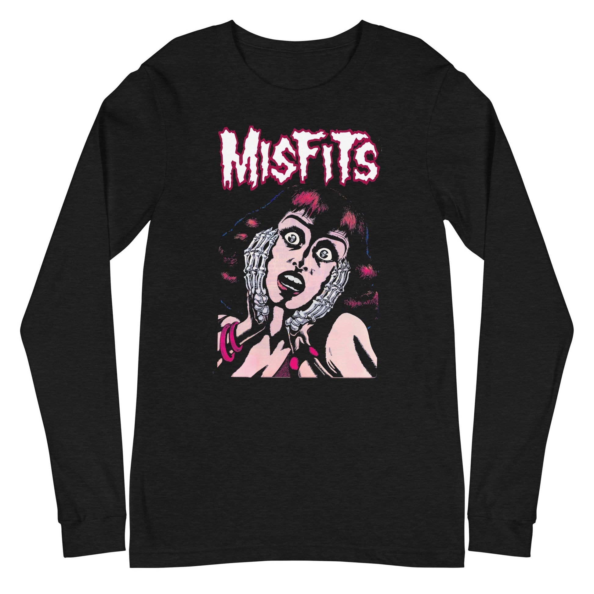 MERCHMOMENT Misfits - Screaming Long Sleeve T-Shirt [Apparel] - Rock Band Apparel