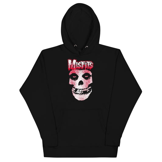 MerchMoment Misfits - Tagged Skull Hoodie [Apparel] Black