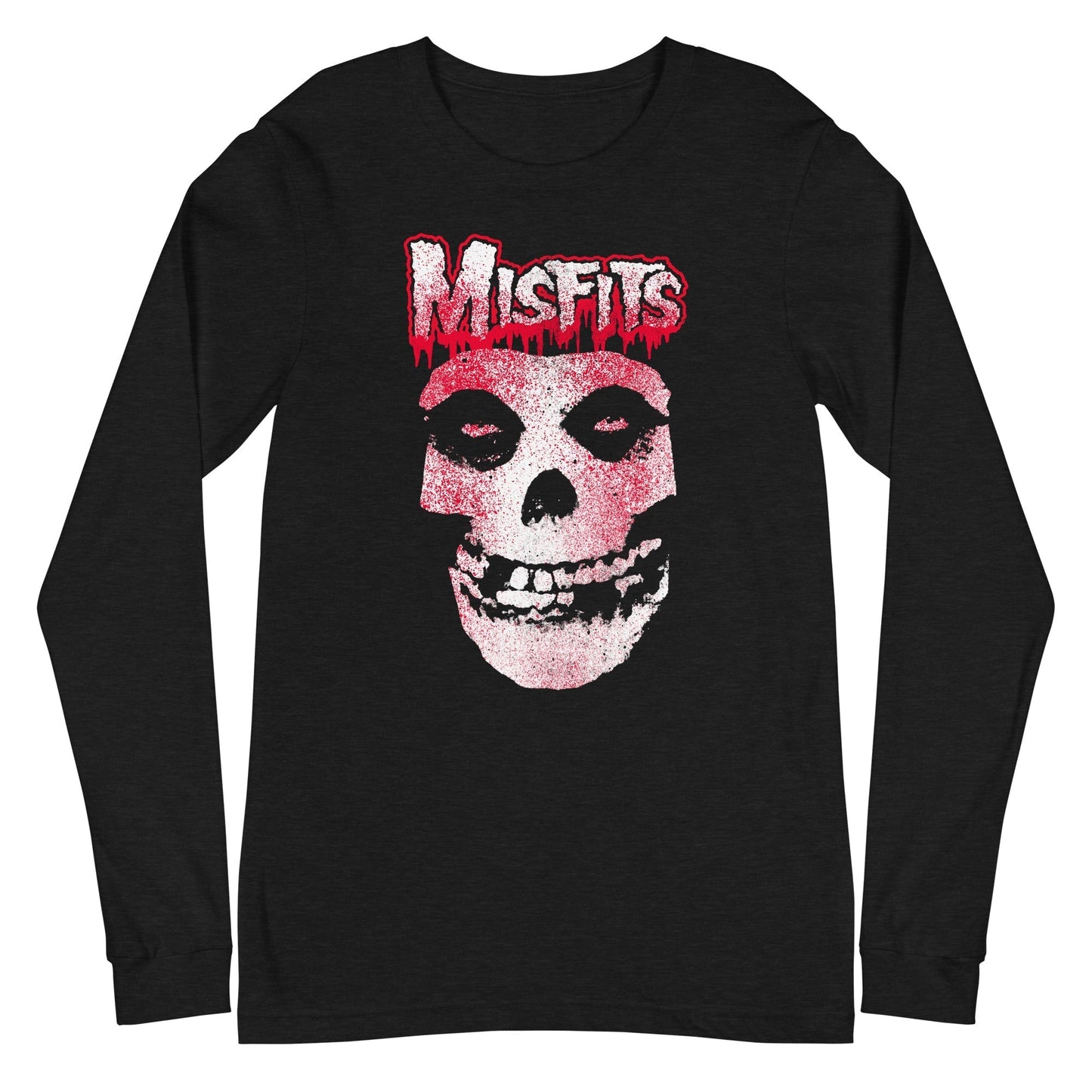 MERCHMOMENT Misfits - Tagged Skull Long Sleeve T-Shirt [Apparel] - Rock Band Apparel