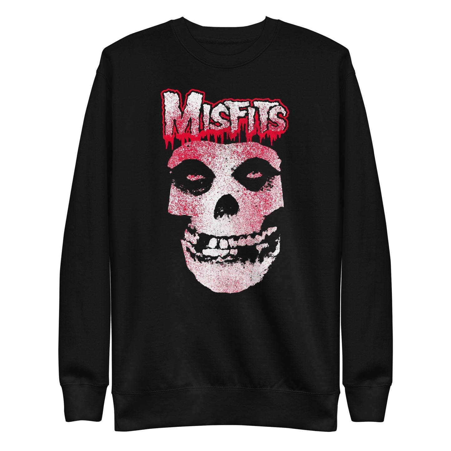 MerchMoment Misfits - Tagged Skull Sweatshirt [Apparel] Black