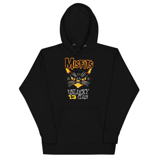 MERCHMOMENT Misfits - Unlucky 13 Club Hoodie [Apparel] - Rock Band Apparel