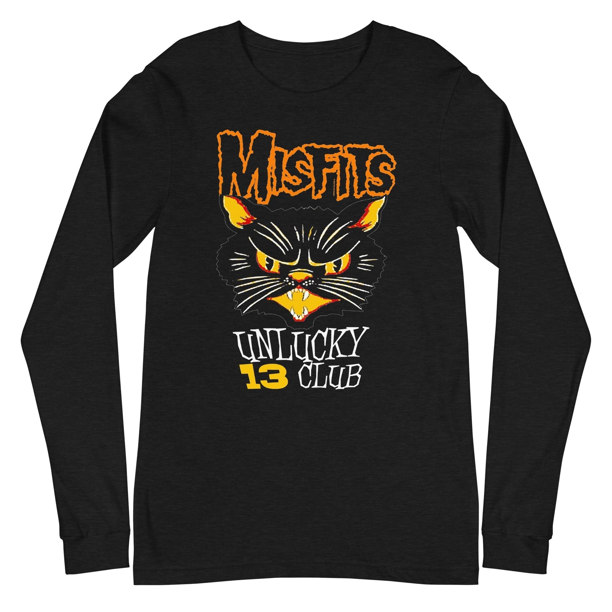 MERCHMOMENT Misfits - Unlucky 13 Club Long Sleeve T-Shirt [Apparel] - Rock Band Apparel