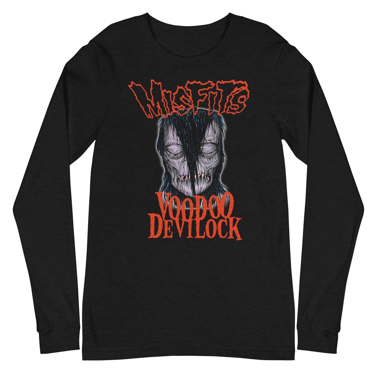 MERCHMOMENT Misfits - VooDoo Devilock Long Sleeve T-Shirt [Apparel] - Rock Band Apparel