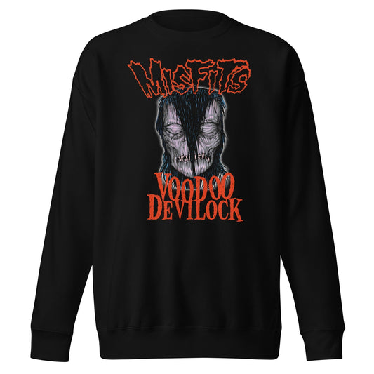 MerchMoment Misfits - VooDoo Devilock Sweatshirt [Apparel] Black