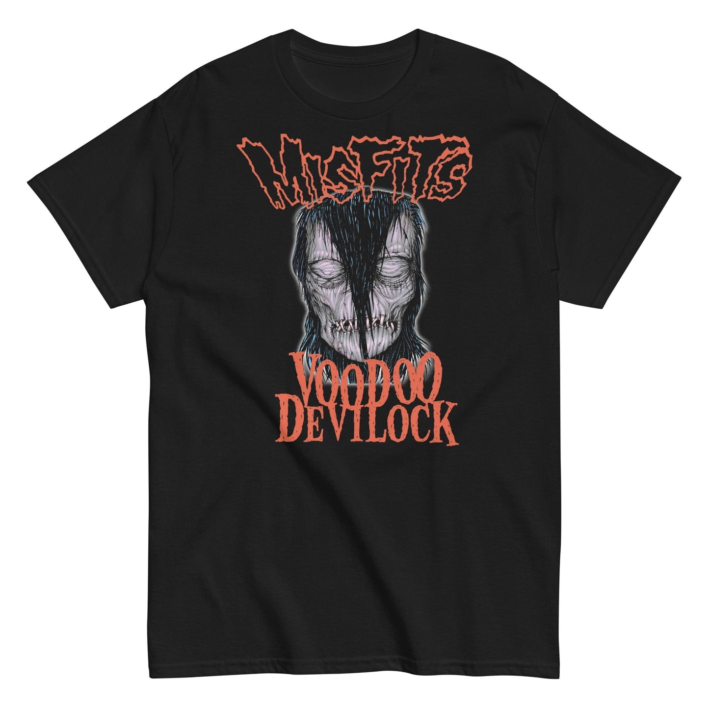 MERCHMOMENT Misfits - VooDoo Devilock T-Shirt [Apparel] - Rock Band Apparel