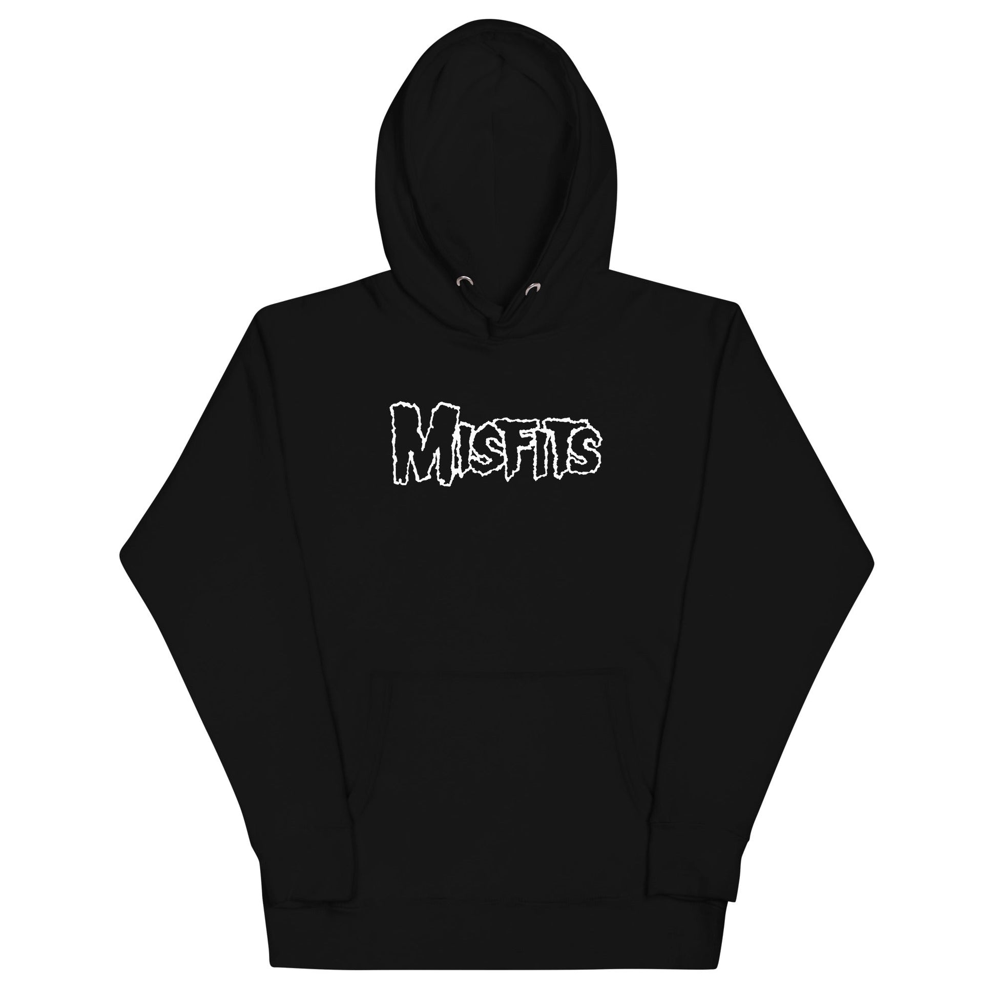 MERCHMOMENT Misfits - White Drip Logo Hoodie [Apparel] - Rock Band Apparel