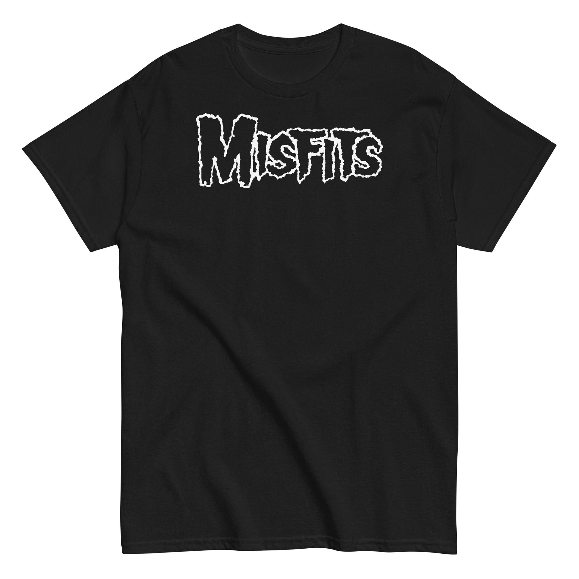 MERCHMOMENT Misfits - White Drip Logo T-Shirt [Apparel] - Rock Band Apparel