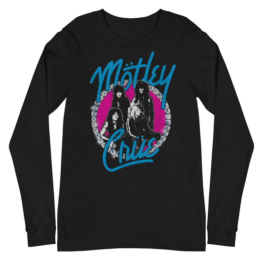 MERCHMOMENT Motley Crue - 80s Hair Long Sleeve T-Shirt [Apparel] - Rock Band Apparel