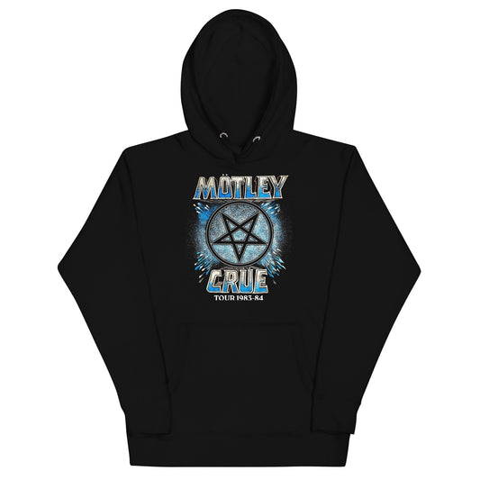 MERCHMOMENT Motley Crue - 83-84 Tour Hoodie [Apparel] - Rock Band Apparel