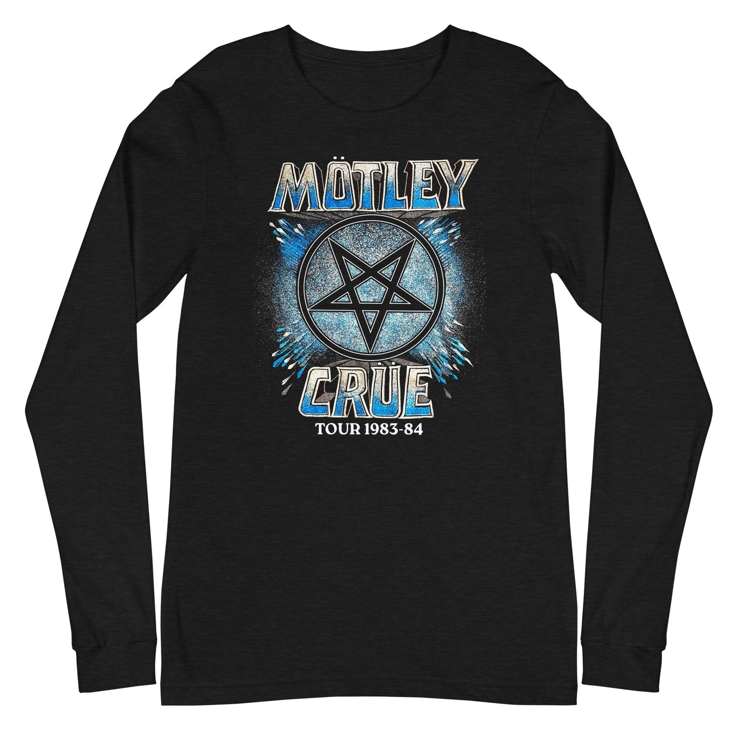 MerchMoment Motley Crue - 83-84 Tour Long Sleeve T-Shirt [Apparel] Black