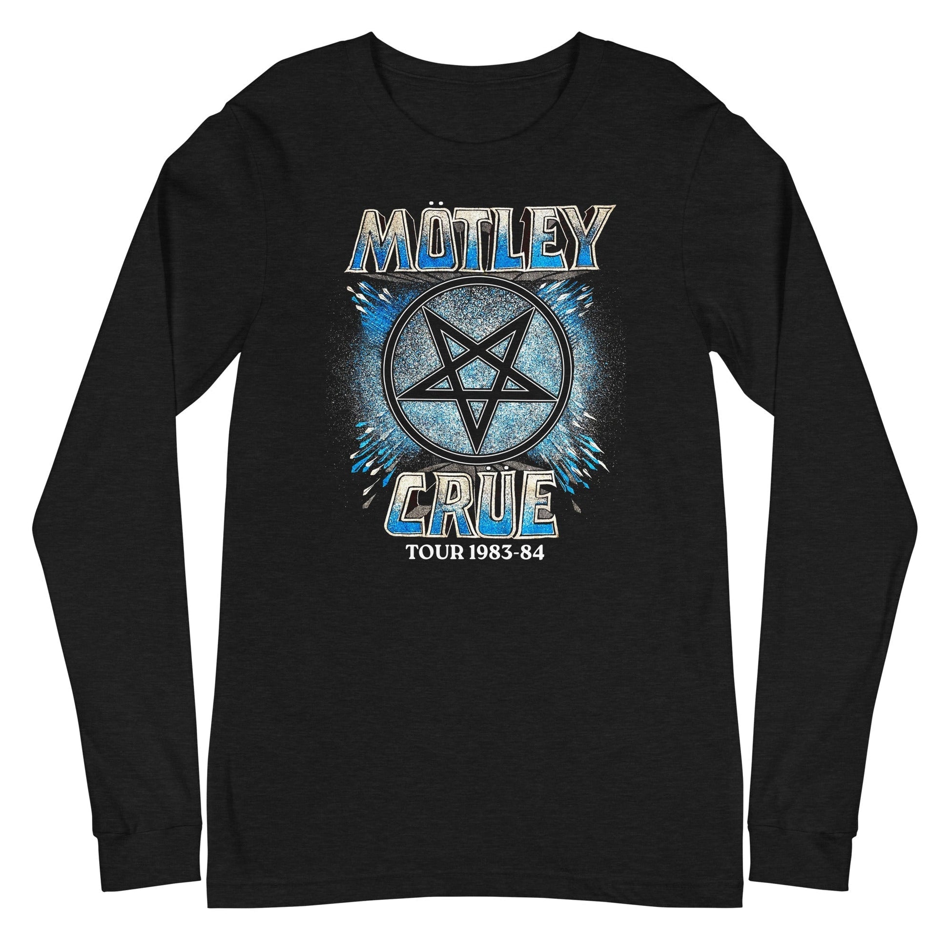 MerchMoment Motley Crue - 83-84 Tour Long Sleeve T-Shirt [Apparel] Black