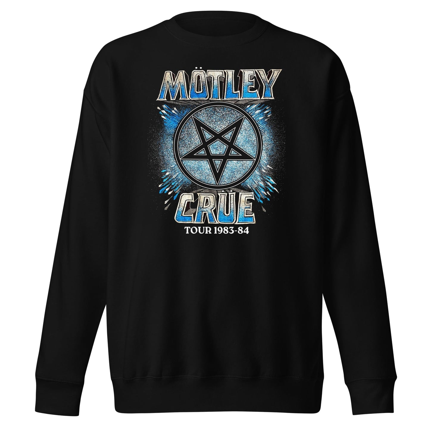MERCHMOMENT Motley Crue - 83-84 Tour Sweatshirt [Apparel] - Rock Band Apparel