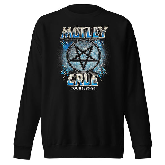 MERCHMOMENT Motley Crue - 83-84 Tour Sweatshirt [Apparel] - Rock Band Apparel