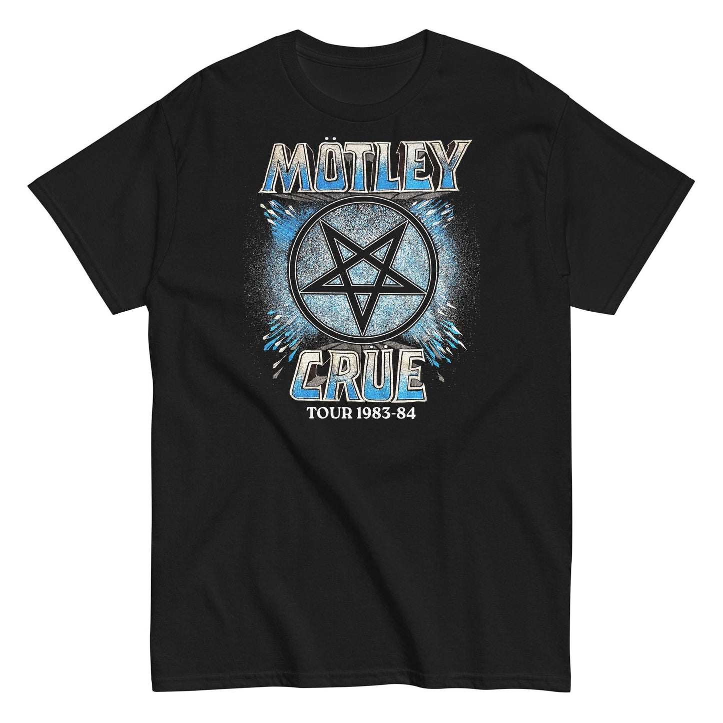 MERCHMOMENT Motley Crue - 83-84 Tour T-Shirt [Apparel] - Rock Band Apparel