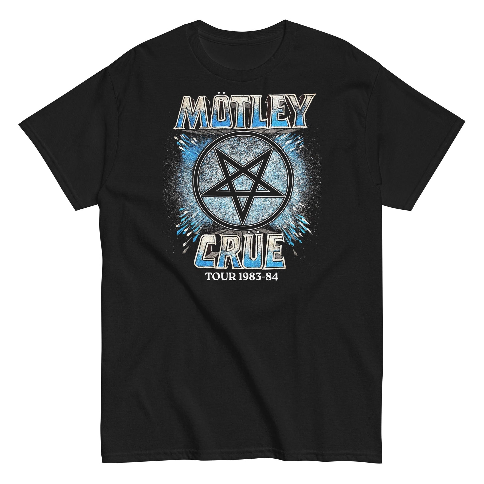 MERCHMOMENT Motley Crue - 83-84 Tour T-Shirt [Apparel] - Rock Band Apparel