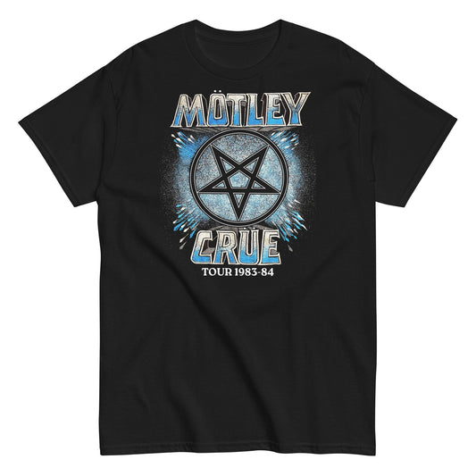 MERCHMOMENT Motley Crue - 83-84 Tour T-Shirt [Apparel] - Rock Band Apparel