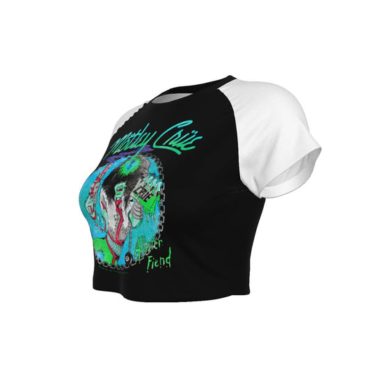 MerchMoment Motley Crue Allister Baseball Women's Crop Top [Apparel] As Shown