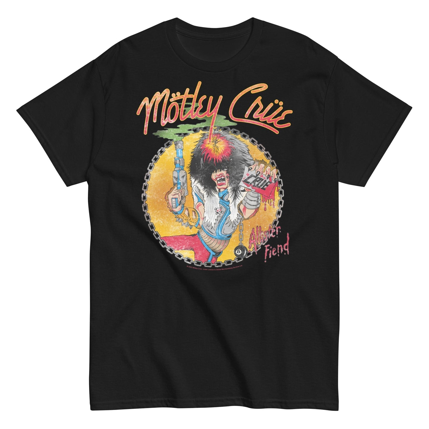 MerchMoment Motley Crue - Allister Fiend T-Shirt [Apparel] Black