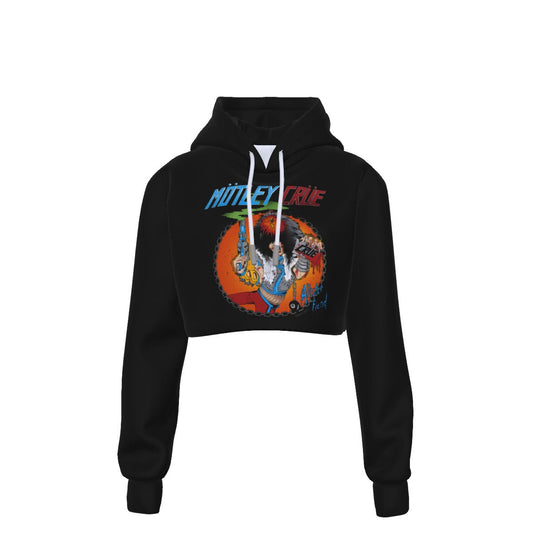 MerchMoment Motley Crue Allister Fiend Women's Cropped Hoodie [Apparel] As Shown