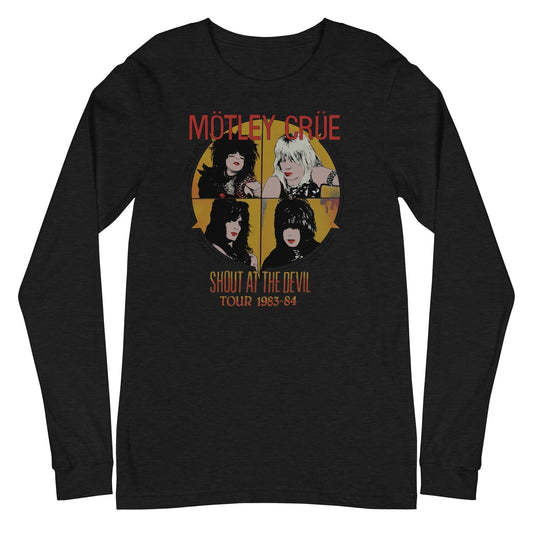 MerchMoment Motley Crue - Always on Tour Long Sleeve T-Shirt [Apparel] Black