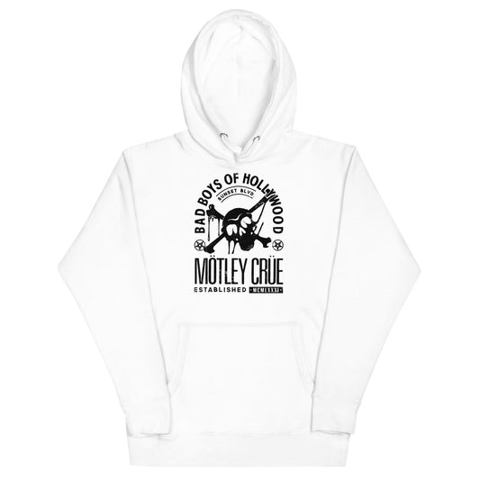 MERCHMOMENT Motley Crue - Bad Boys of Hollywood Hoodie [Apparel] - Rock Band Apparel