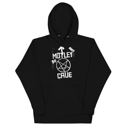 MerchMoment Motley Crue - Black and White Logo Hoodie [Apparel] Black