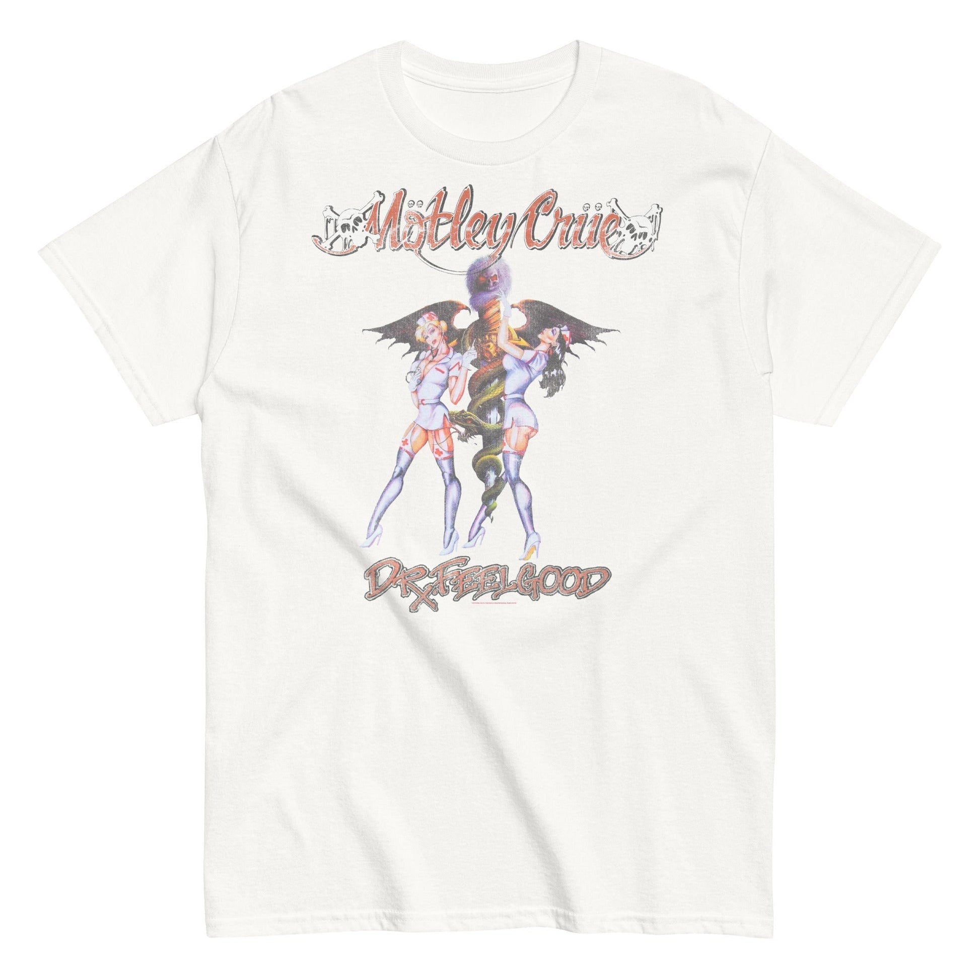 MerchMoment Motley Crue - Dr. Feelgood T-Shirt [Apparel] White