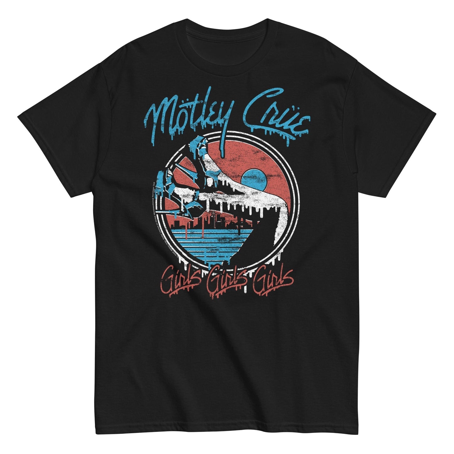 MERCHMOMENT Motley Crue - Drip Girls T-Shirt [Apparel] - Rock Band Apparel