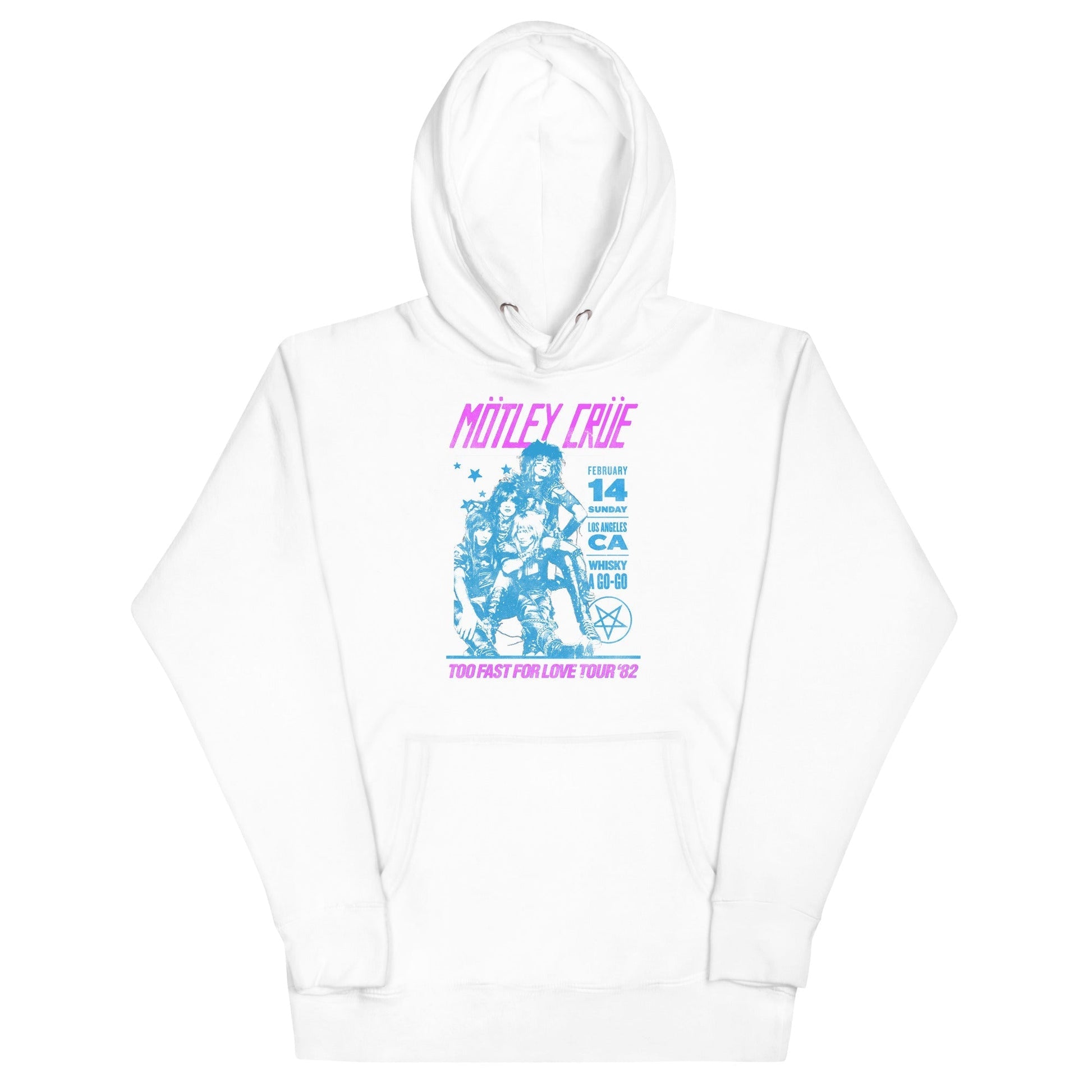 MERCHMOMENT Motley Crue - Fast Love Hoodie [Apparel] - Rock Band Apparel