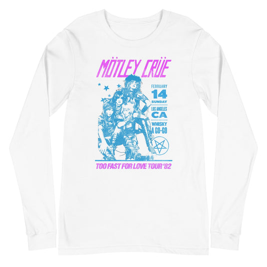 MERCHMOMENT Motley Crue - Fast Love Long Sleeve T-Shirt [Apparel] - Rock Band Apparel