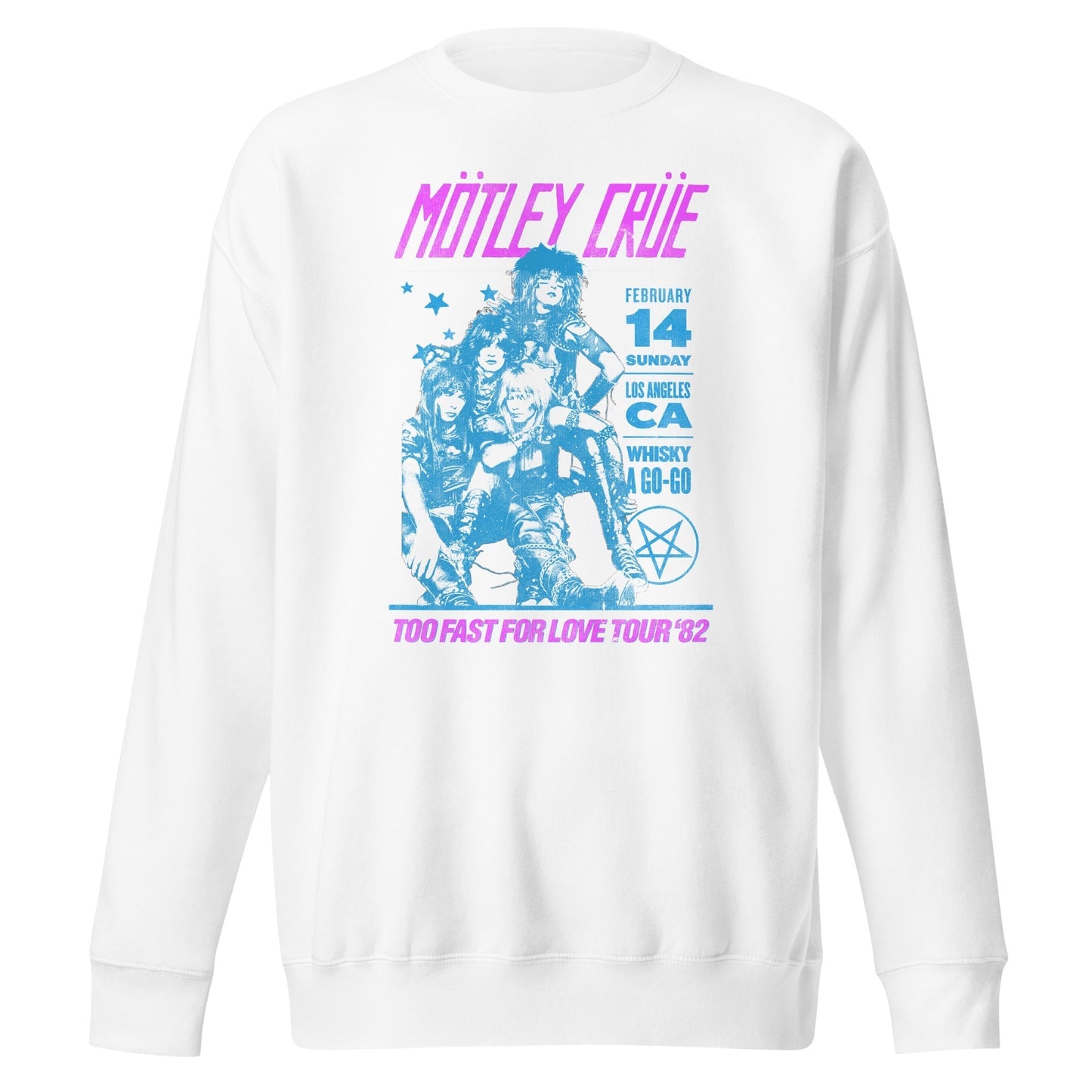 MERCHMOMENT Motley Crue - Fast Love Sweatshirt [Apparel] - Rock Band Apparel