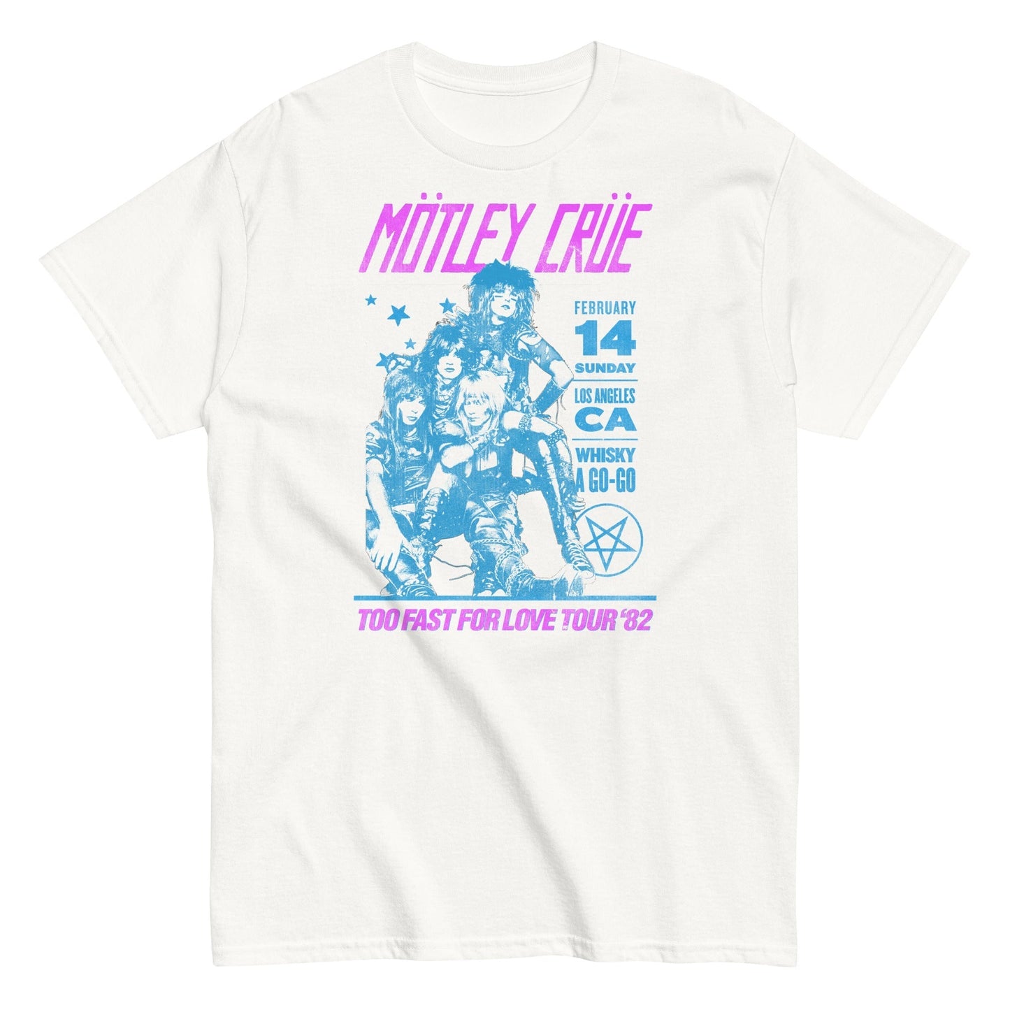 MERCHMOMENT Motley Crue - Fast Love T-Shirt [Apparel] - Rock Band Apparel