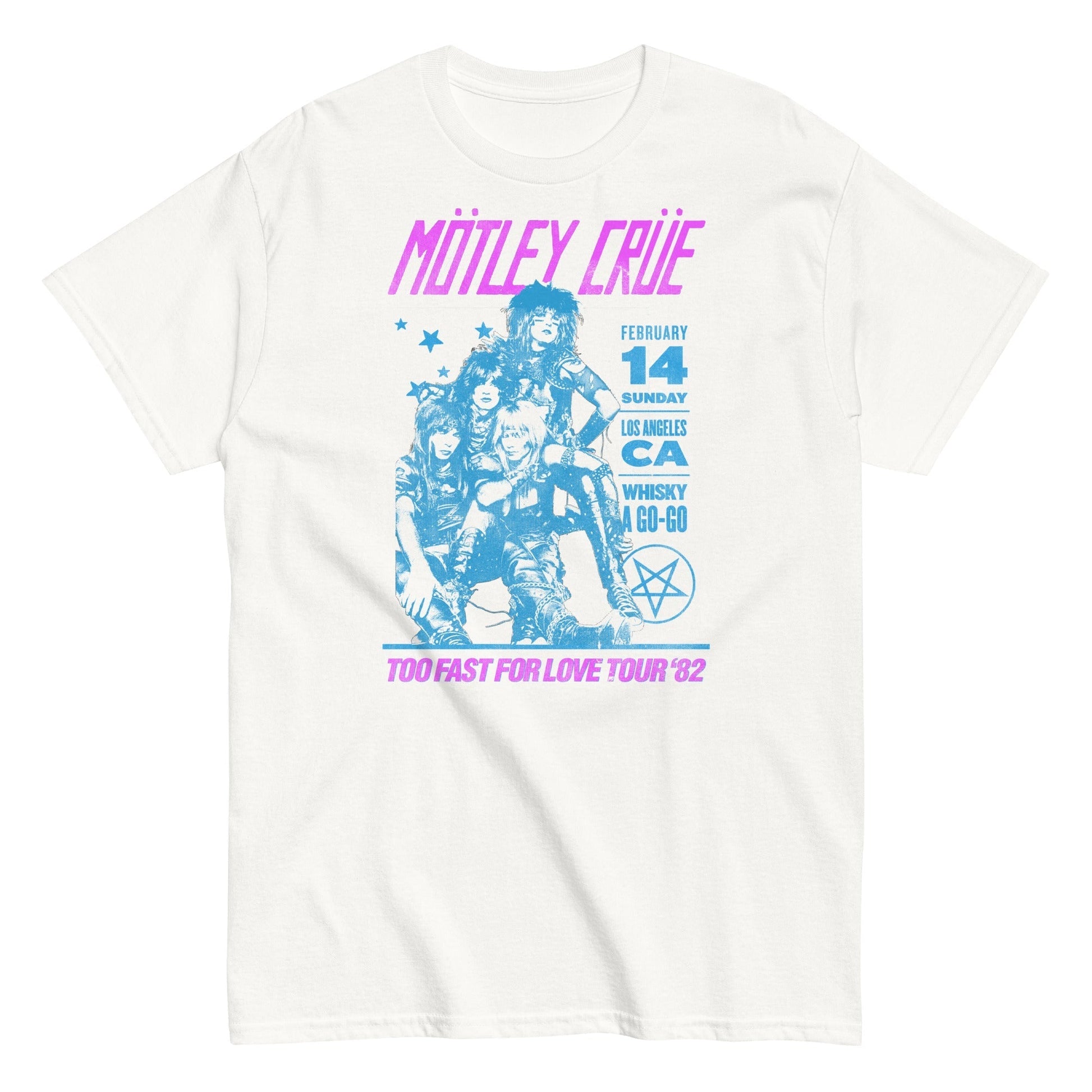 MERCHMOMENT Motley Crue - Fast Love T-Shirt [Apparel] - Rock Band Apparel