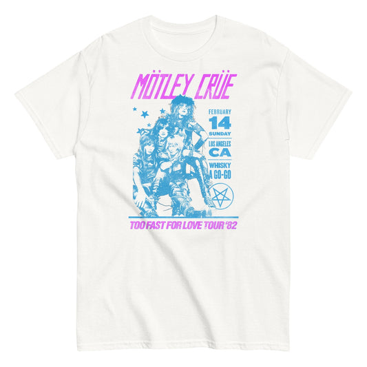 MERCHMOMENT Motley Crue - Fast Love T-Shirt [Apparel] - Rock Band Apparel
