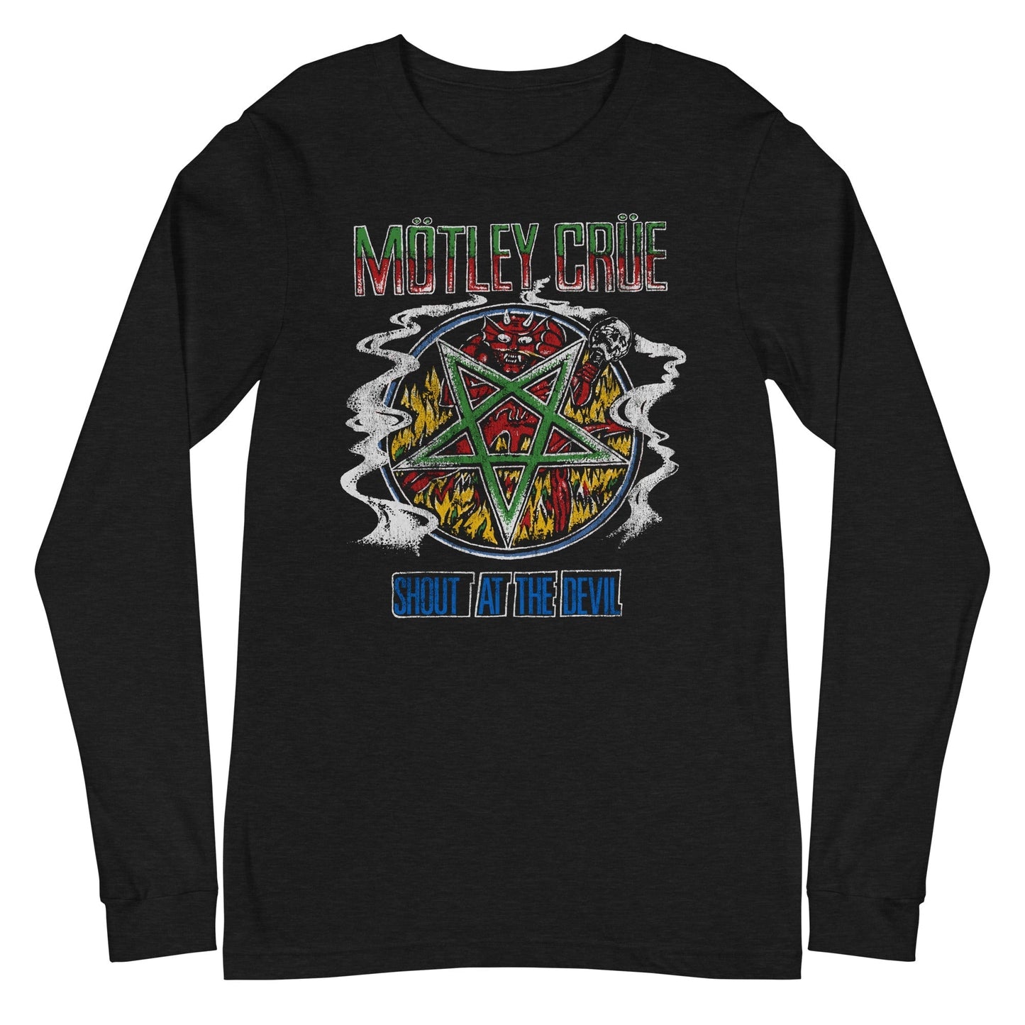 MERCHMOMENT Motley Crue - Ganja Shout Long Sleeve T-Shirt [Apparel] - Rock Band Apparel