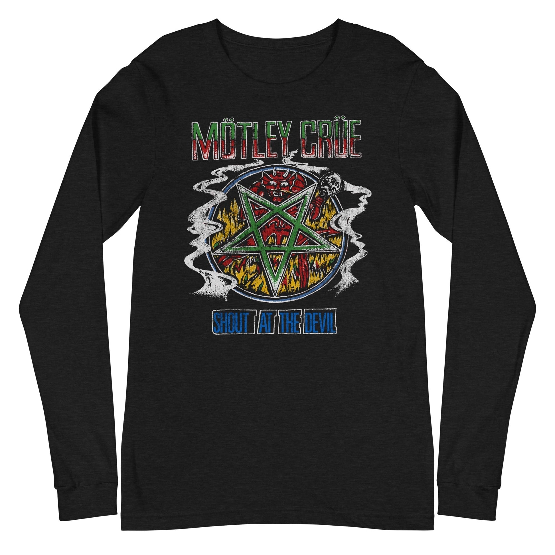 MERCHMOMENT Motley Crue - Ganja Shout Long Sleeve T-Shirt [Apparel] - Rock Band Apparel