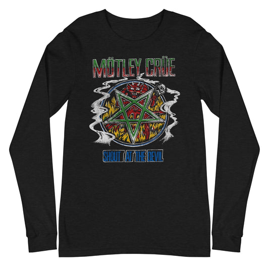 MERCHMOMENT Motley Crue - Ganja Shout Long Sleeve T-Shirt [Apparel] - Rock Band Apparel