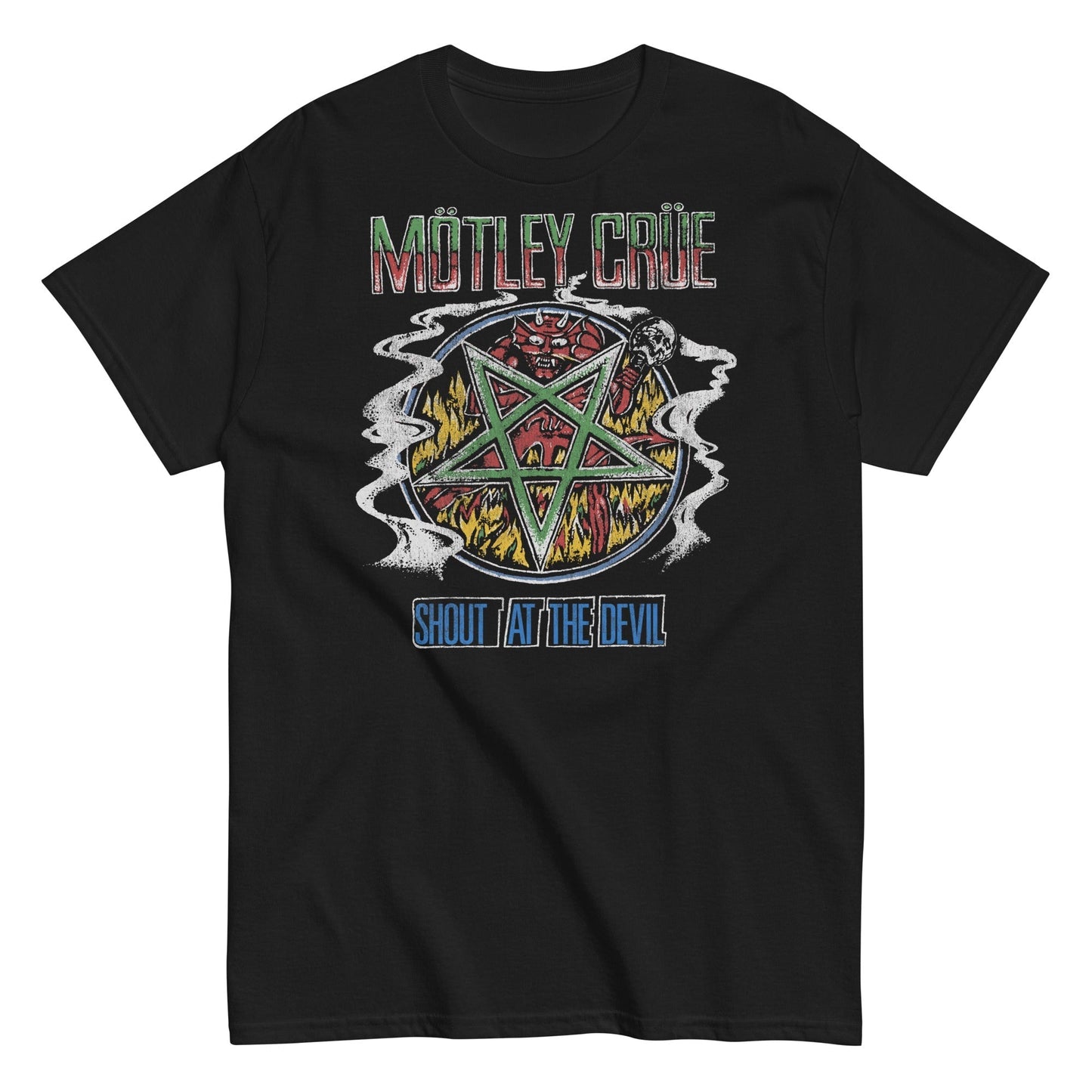 MERCHMOMENT Motley Crue - Ganja Shout T-Shirt [Apparel] - Rock Band Apparel