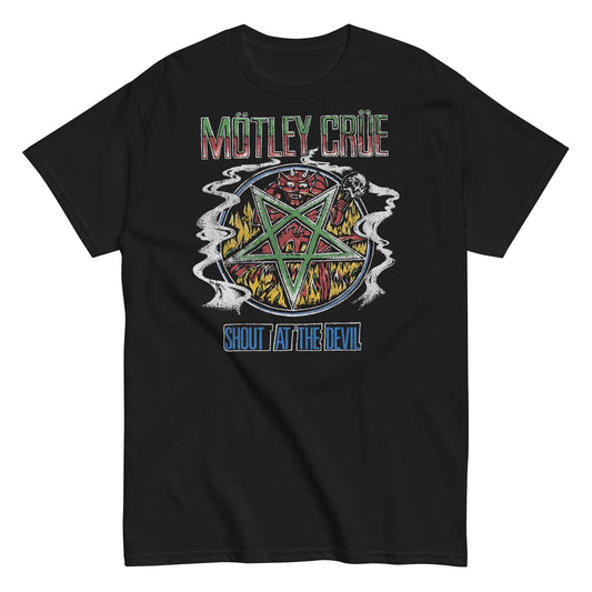 MerchMoment Motley Crue - Ganja Shout T-Shirt [Apparel] Black