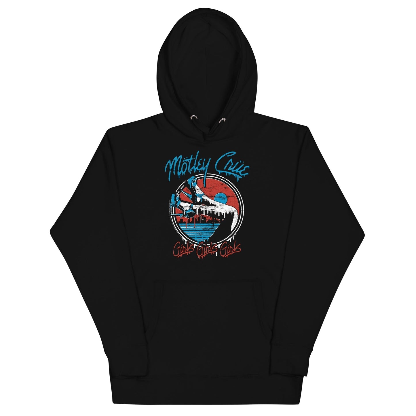 MERCHMOMENT Motley Crue - Girls Drip Hoodie [Apparel] - Rock Band Apparel