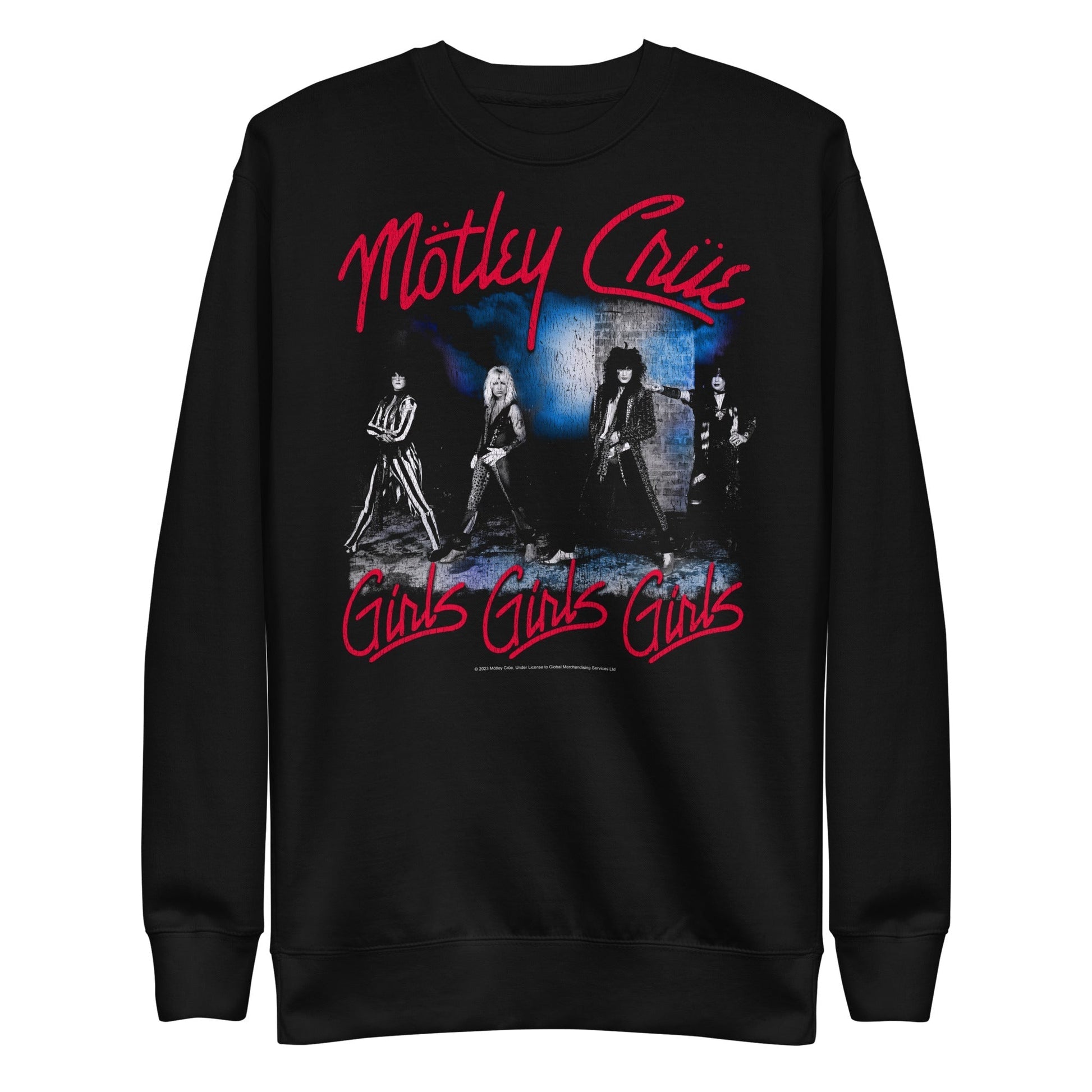 MerchMoment Motley Crue - Girls Girls Girls Sweatshirt [Apparel] Black