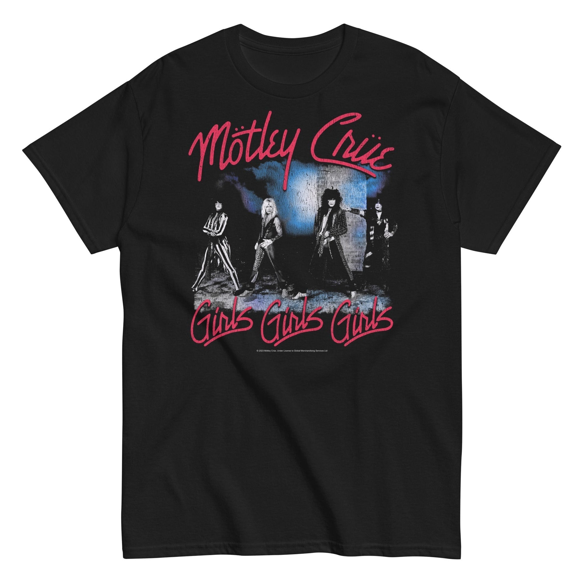 MerchMoment Motley Crue - Girls Girls Girls T-Shirt [Apparel] Black